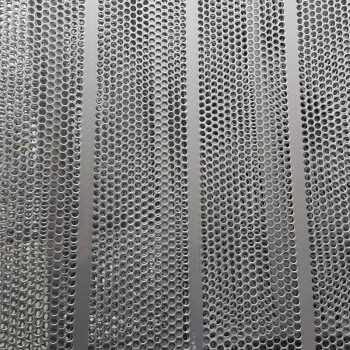 过滤网群孔加工